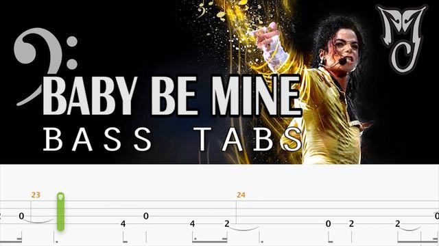 Michael Jackson -Thriller - Baby Be Mine (Bass Tabs) By Chami's arts смотреть онлайн