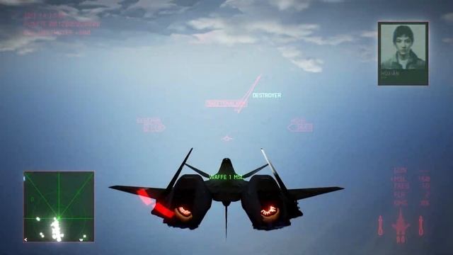 Ace Combat 7 //ADF-01 Falken Set Showcase смотреть онлайн