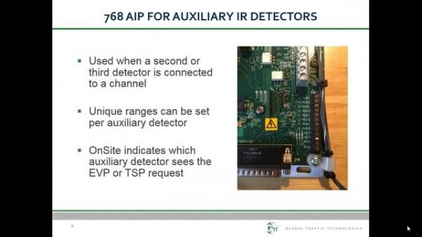 Opticom Auxiliary Interface Panel (AIP) Usage