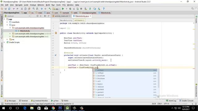 How To Shared Passing Data #1 | SharedPreference | In Android Studio смотреть онлайн