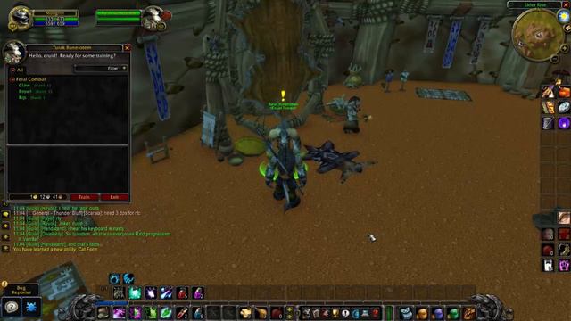Classic World of Warcraft How to get Cat / DPS form - Druid Cat / DPS form quest! смотреть онлайн