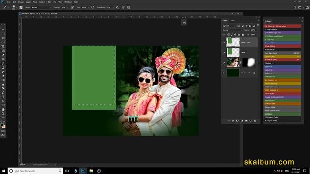 Wedding Album First Page Design in Photoshop 2022 | Wedding Album Design in Photoshop смотреть онлайн