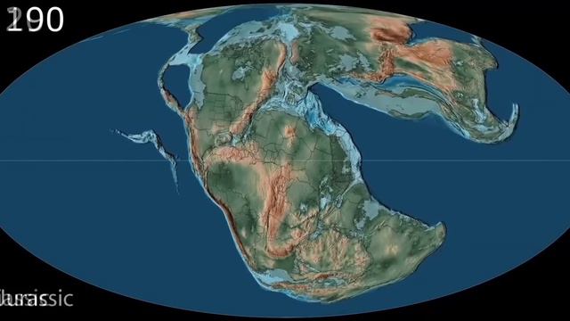Plate Tectonics, 540Ma - Modern World - Scotese Animation 022116b смотреть онлайн