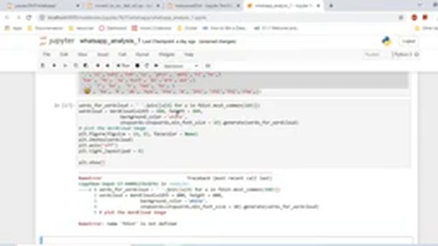 Making Wordcloud from Whatsapp chats in Python смотреть онлайн