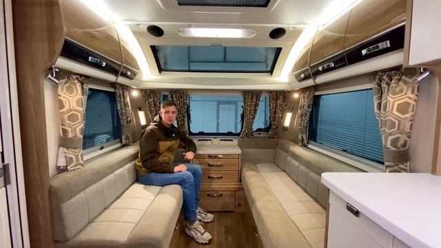 Обзор английского автодома/кемпера/прицепа-дачи/дома на колесах Swift Elegance 650 2018 года с Alde смотреть онлайн