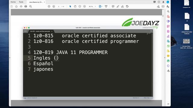 1Z815 - Fundamentos de Java - Parte 1 смотреть онлайн