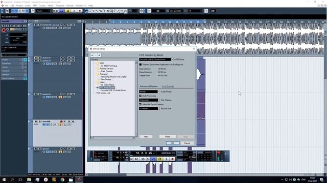 урок 2. Нет звука в Cubase, что делать? смотреть онлайн