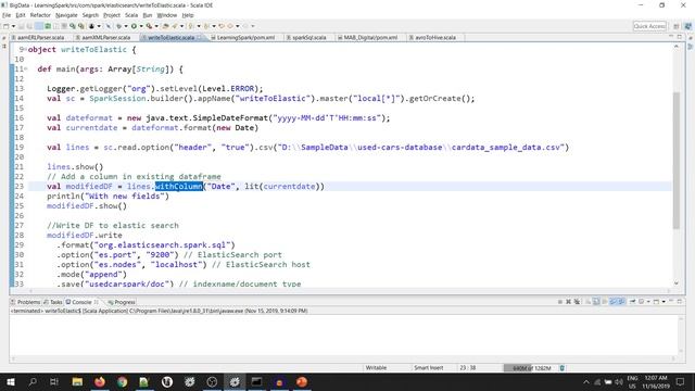 Load CSV File To ElasticSearch Using Apache Spark| ELK Stack + Apache Spark смотреть онлайн