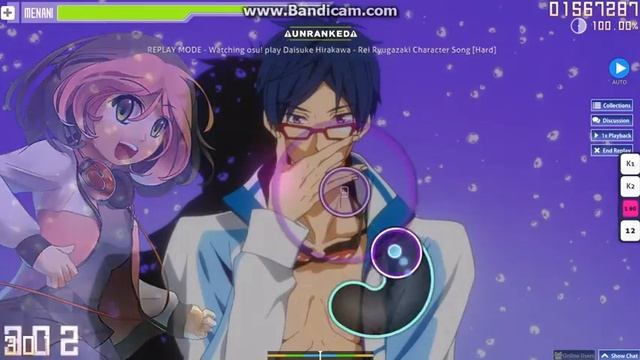 [Osu!] Beatmap Preview - Daisuke Hirakawa - Rei Ryugazaki Character Song [Hard] смотреть онлайн