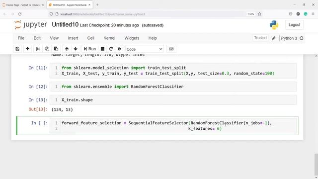 Forward Feature Selection | Python | Feature Selection смотреть онлайн
