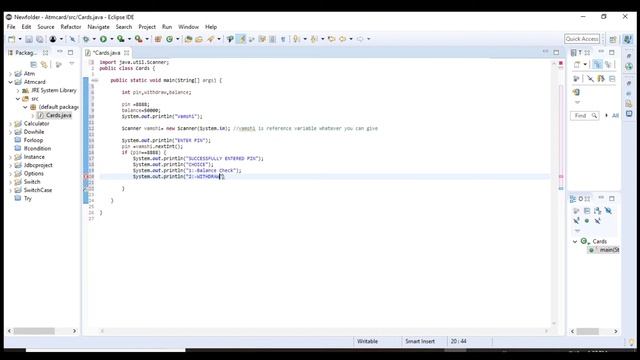 How does work ? Mechine Example java programming, ATM machine, ATM cards смотреть онлайн