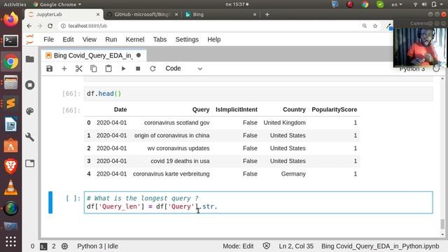 Exploratory Data Analysis on Bing Coronavirus Queries Dataset in Python смотреть онлайн