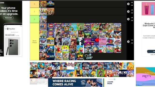 RANKING ALL OF THE LEGO GAMES! смотреть онлайн