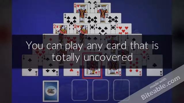 Pyramid Solitaire Deluxe - PyramidPatience.com смотреть онлайн