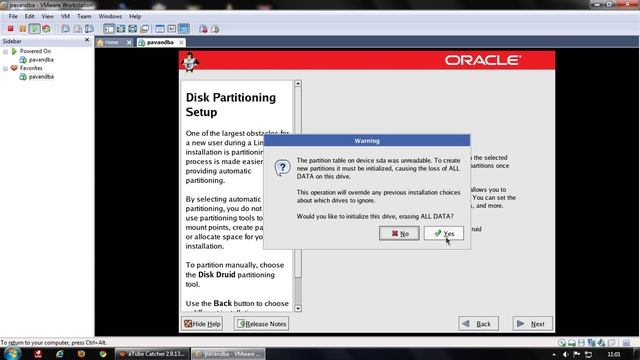 Installing OEL 4.7 on vmware смотреть онлайн