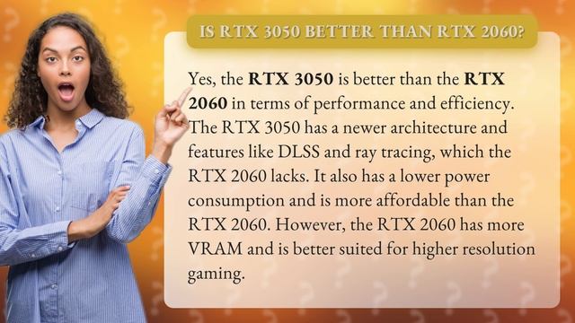 Is RTX 3050 better than RTX 2060? смотреть онлайн