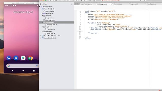 Xamarin Forms Shell Flyout Master Detail Page #Tutorial 31 смотреть онлайн