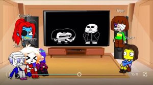 Реакция undertale на underpants