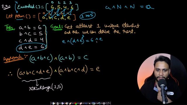 Decode XORed Permutation | Leetcode #1734 смотреть онлайн