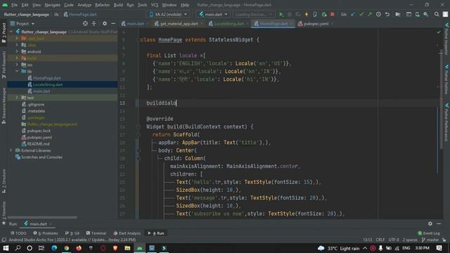 Flutter Change Whole App language - Getx Localization смотреть онлайн