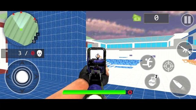Crazy Gun - FPS Shooting Games - Gameplay смотреть онлайн