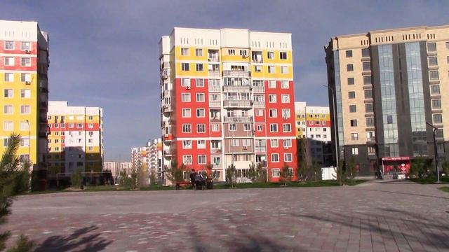 Обустройство территории в районе Мечети имени Сейтжан қари Есжанұлы - дорога, сквер, озеленение. смотреть онлайн