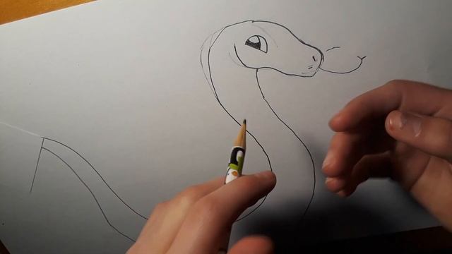 How to draw a Ball Python. смотреть онлайн