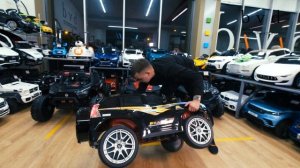 Детский электромобиль Toyota Prado 4x4 - обзор