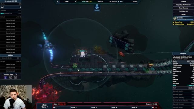 No Creeps Were Harmed TD. Tower defence. Юмор. Инопланетяне. Стратегия. [Demo Control]. смотреть онлайн