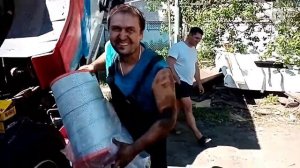 Замена масла даф 95 хф #своимируками #ремонт #даф