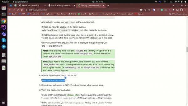 3. Настройка Docker. Установка composer и xdebug.