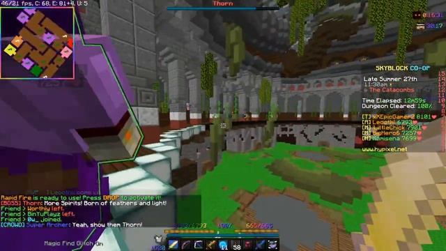 How to cheese Floor 4 easily (S+ No Deaths) | Hypixel Skyblock Dungeons - The Catacombs смотреть онлайн