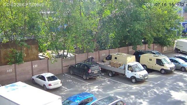 Поворотная IP Speeddome камера CO L220X PTZ06v2 Улица день.mp4 смотреть онлайн