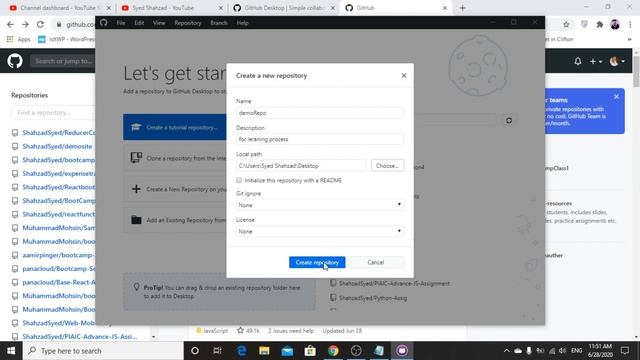 How to use GitHub Desktop - GitHub Desktop for Beginners Urdu/Hindi смотреть онлайн