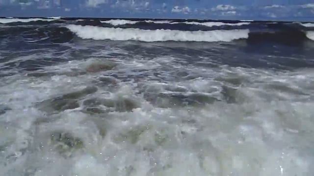 Балтийское море, волны и звуки моря. #BalticSea