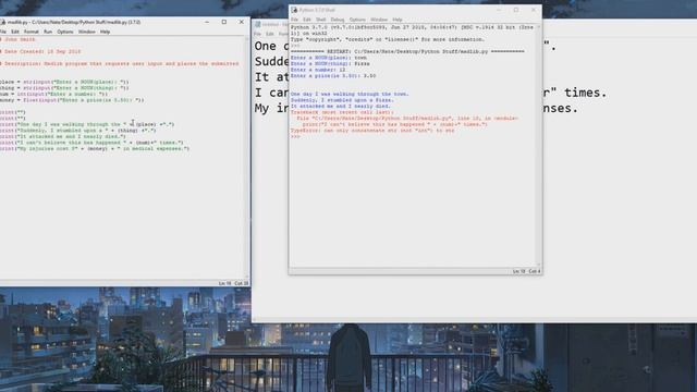 Through the Eyes of a Student | Beginner Python Tutorial #5 | Creating a Madlib pt. 2 смотреть онлайн