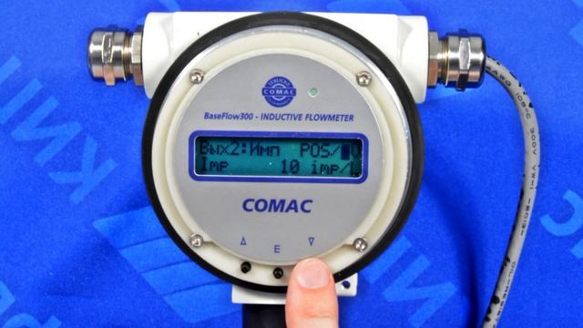 Обзор и настройка электромагнитного расходомера BaseFlow300 COMAC (Чехия) смотреть онлайн