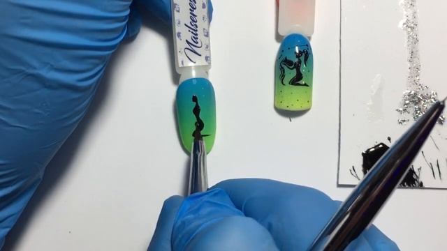 Видео курс «зодиак» Водолей. Водолей на ногтях. Дизайн ногтей водолей. Nail tutorial смотреть онлайн