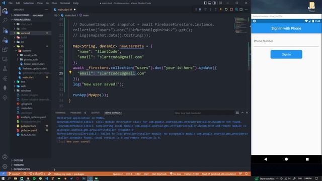 Firebase with Flutter | Ep. 3 - Cloud Firestore | Part 1 - Basic CRUD and StreamBuilder | Hindi смотреть онлайн