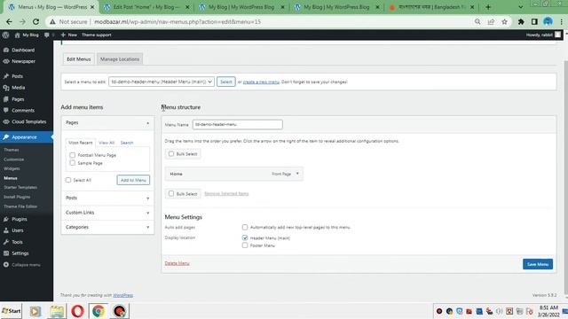 Make Sports type site with WordPress | part 02 | WordPress Knowledge смотреть онлайн