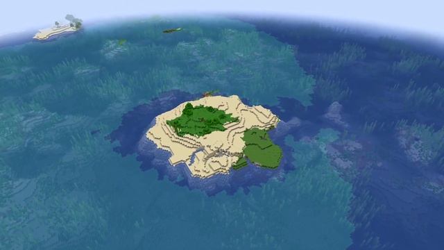 Майнкрафт сиды 1.20 / Лучшие сиды 1.20 / Сид 1.20 Островная деревня в цветочном лесу