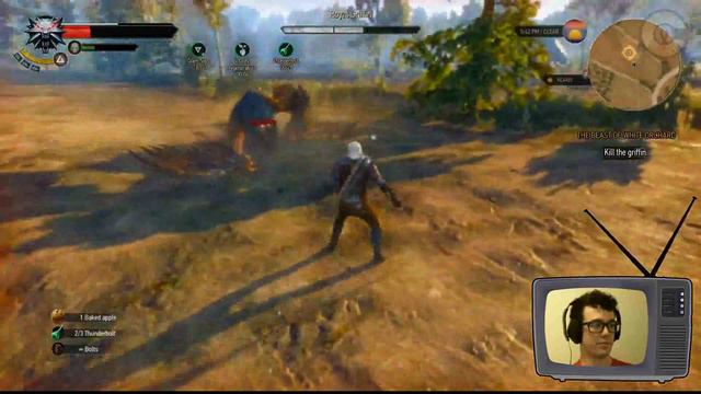 The Witcher 3: Wild Hunt, Mischief #4 - Griffin Fight смотреть онлайн