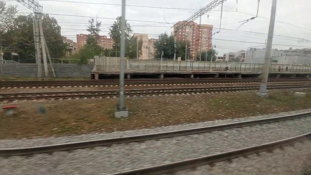 Ярославское направление. Поездка на электропоезде ЭД4М от Ярославского вокзала до Пушкино. смотреть онлайн