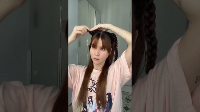 Как вам такая идея для причёски? #hahadetka смотреть онлайн