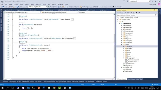 38. ACCOUNT VIEWS - Asp.Net CORE MVC смотреть онлайн