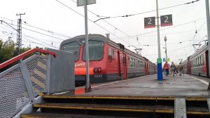 Ярославское направление МЖД. Ярославский вокзал - Сергиев Посад. Поездка на ЭД4М.