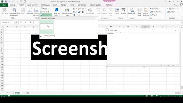 screenshot in excel | Screenshot | excel me screen screenshot kaise le | excel | ms excel смотреть онлайн