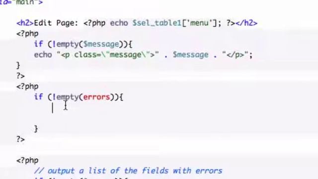 Building a CMS with PHP part 84 - Page Template 5 смотреть онлайн