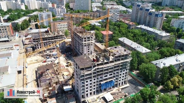 Обзор с воздуха ЖК «Петровский парк» (аэросъемка: июнь 2019 г.) смотреть онлайн