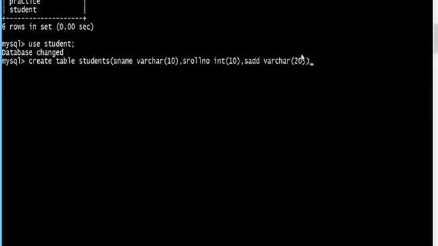 Mysql Data Base Create database,Create Table,Insert & Drop table esly смотреть онлайн